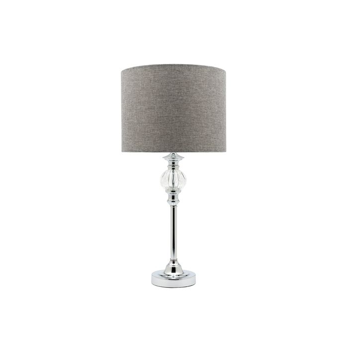 BEVERLY 1LIGHT TABLE LAMP (BEVE1TL) DARK GREY COUGAR LIGHTING