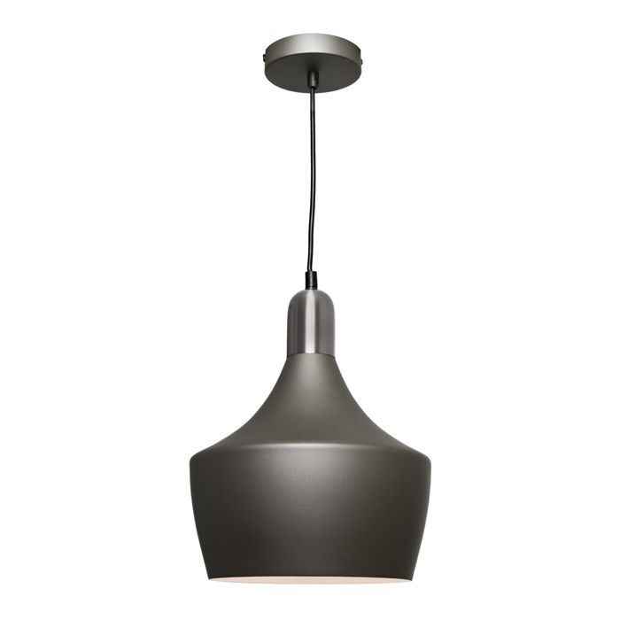 BEVO 1LT PENDANT SATIN CHROME BEVO1PSC Cougar Lighting