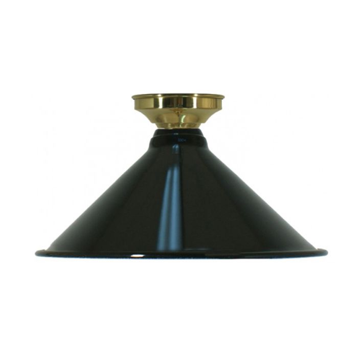 Edwardian 390mm Batten Fix Polished Brass Batten Cover - Black