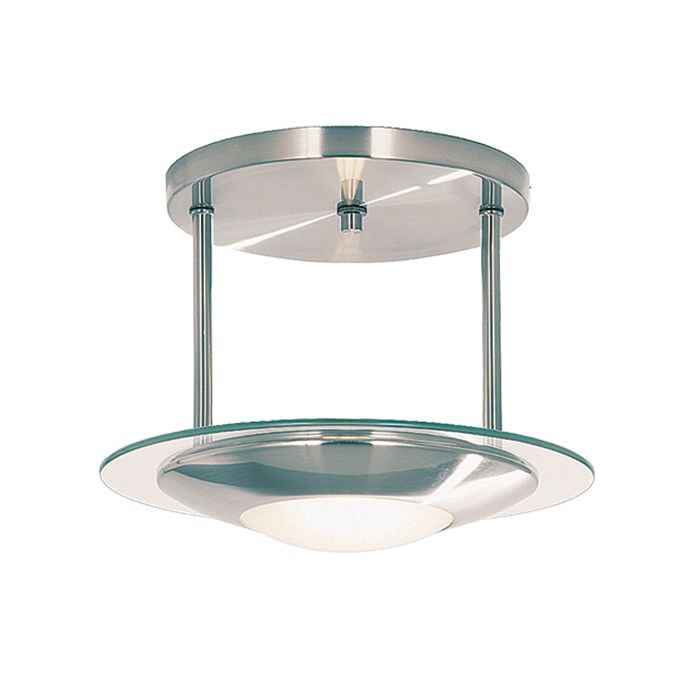 Suspended Button Ceiling Light Satin Chrome 150W BI8607-SC Superlux