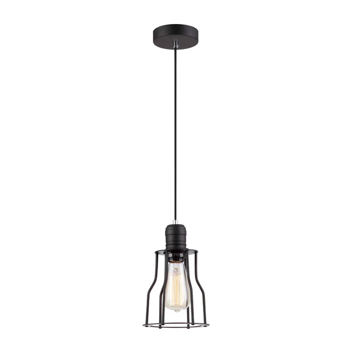 BLACKBAND Black Angled Bird Cage Pendant Light- BLACKBAND2