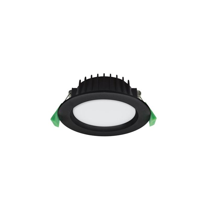 Tradetec Blitz II 10w Tricolour LED Downlight Matt Black - TLBD34510MD