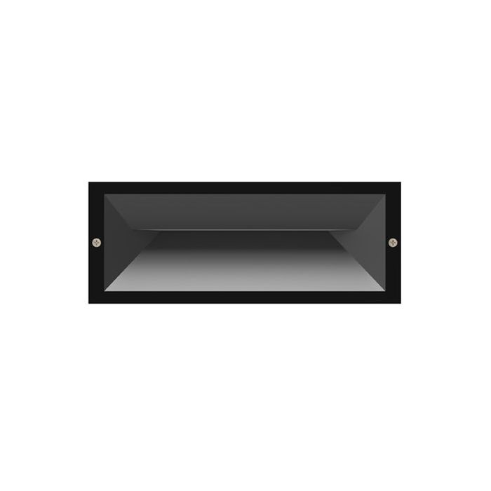 WALL LED 240V RECD Dark Grey Rect  BRICK0001 Cla Lighting