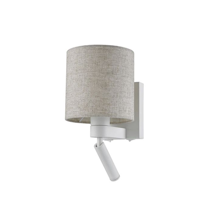 WALL INTERNAL S/M ES Adj Matt WH Reading Light BRIGHTON02 Cla Lighting