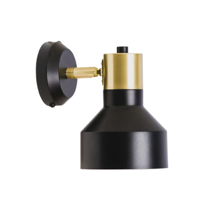 Mercator Brodie Wall Lamp -MW7211BLK