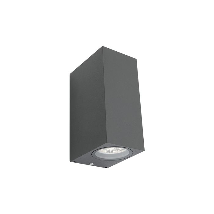 Brugge 2lt Wall Light Charcoal BRUG2ECHA Cougar Lighting