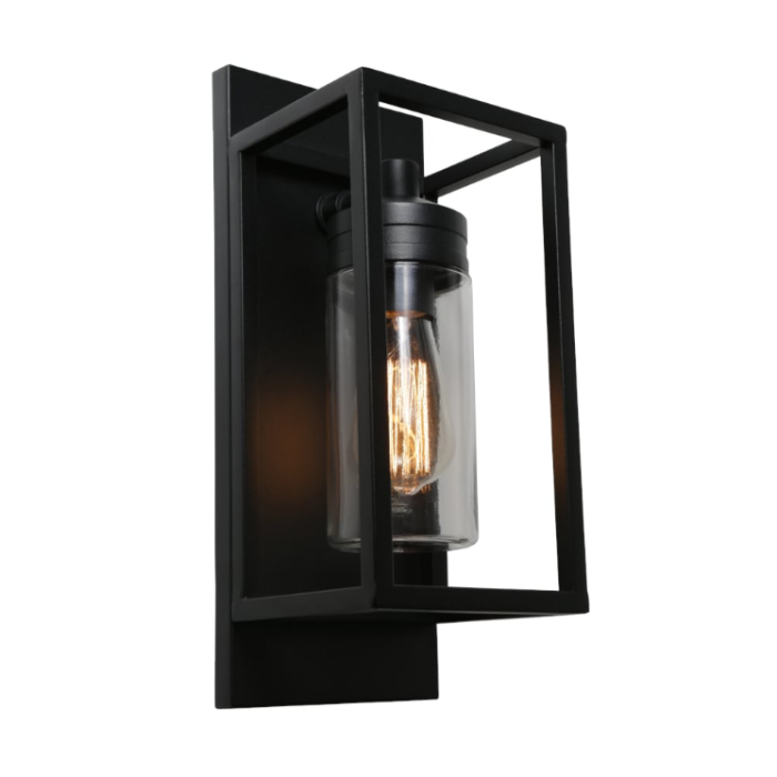 BRYA1EBLK, Bryant 1 Light Exterior Light, Cougar Lighting