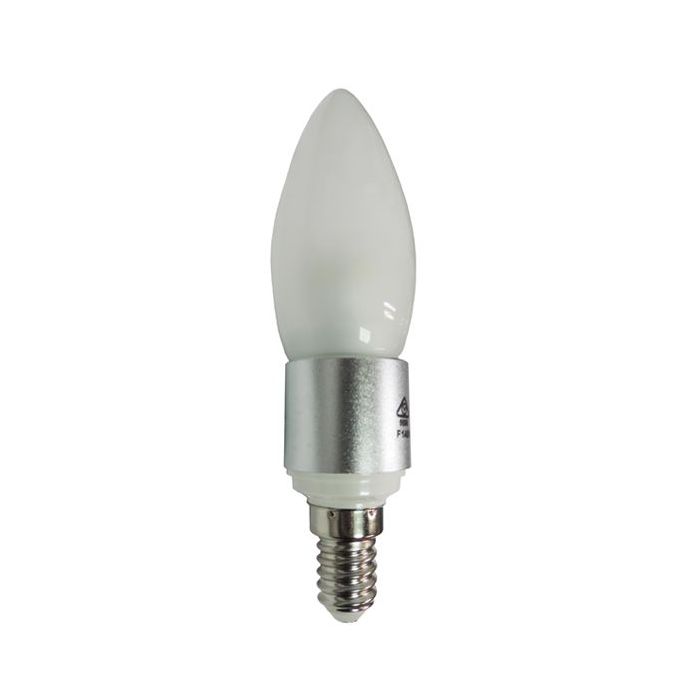 CLA LIGHTING 4W Candle Dimmable LED GLOBE CLEAR SES NW 5000K CAN7D