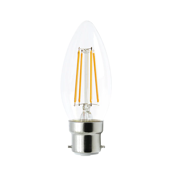 Candle LED Filament Dimmable Globes Clear Diffuser (4W)- CF38DIM