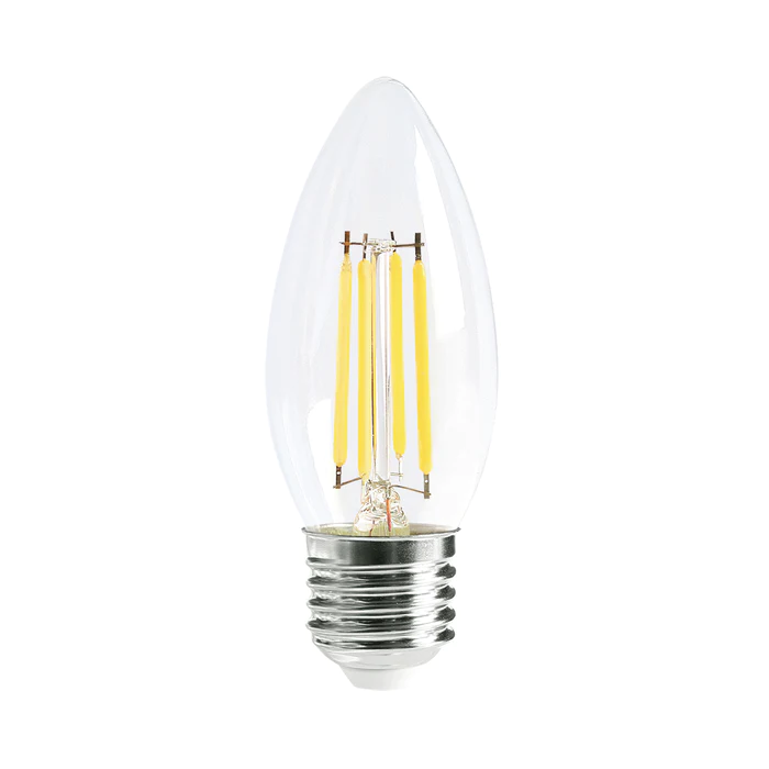 Candle LED Filament Dimmable Globes Clear Diffuser (4W)- CF40DIM