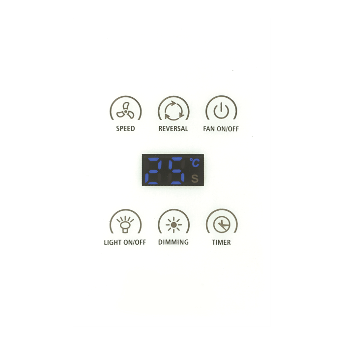 DC WALL CONTROLLER TO SUIT DC CEILING FANS 60110