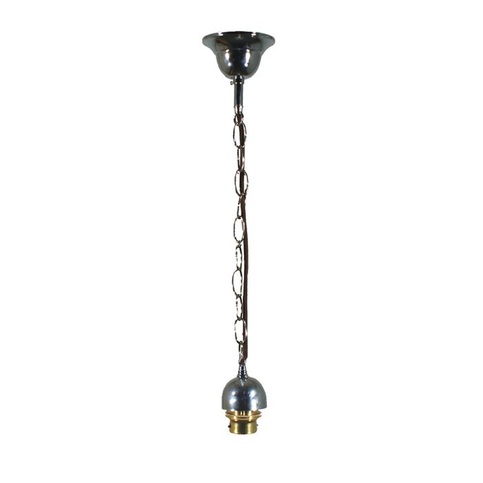 Standard Single Chain & Cloth Cord Suspension - Chrome