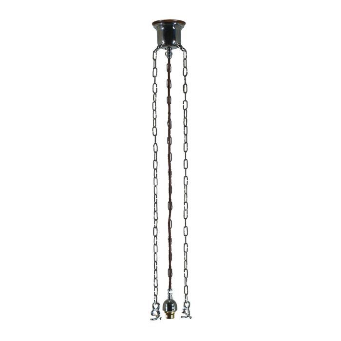 Standard 3 Chain & Cloth Cord Suspension - Chrome