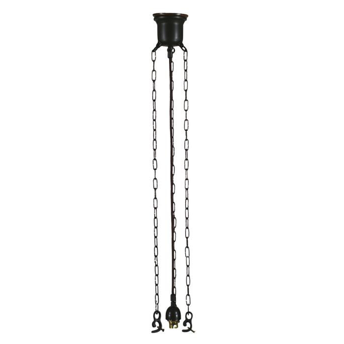 Standard 3 Chain & Cloth Cord Suspension - Patina