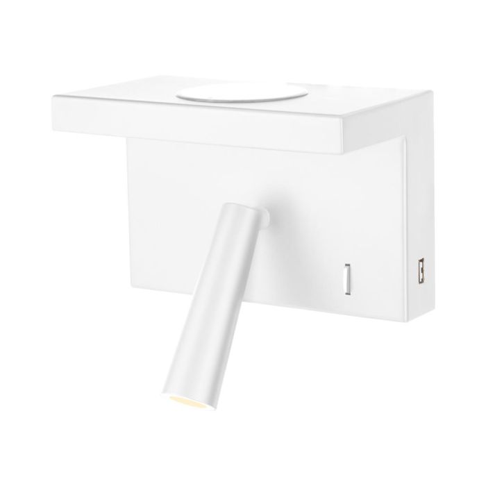 CHARGE-01 LED WIRELESS & USB CHARGE W/B 240V TRIO WHITE  22696