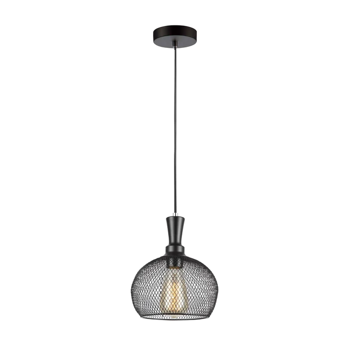 PENDANT ES 72W BLK SML MESH WINE GLASS SML CHEVEUX2 Cla Lighting