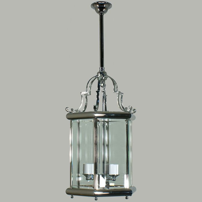 Westminster 4 Light Medium Hexagon Rod Pendant - Chrome