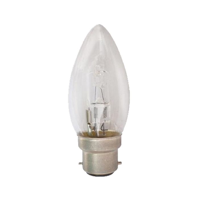 CLA LIGHTING HALOGEN GLOBE SBC CANDLE 18W CLR 2800K CLAHACAN18WSBCCL