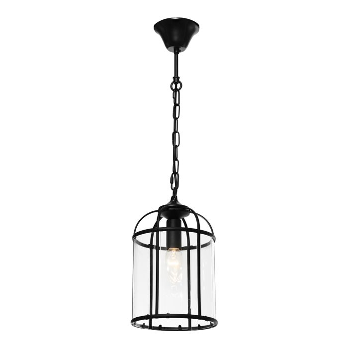 Cougar Lighting Clovelly 1lt Pendant - CLOV1PBLK