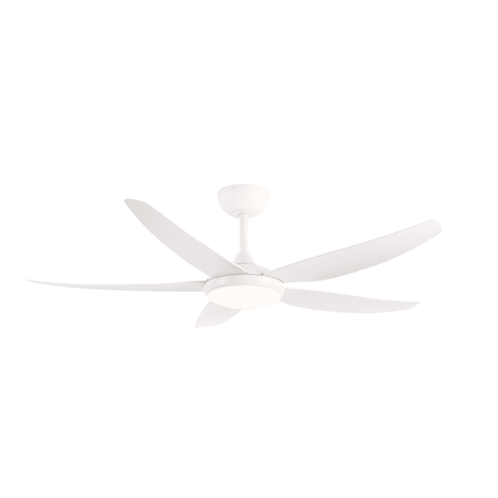 AMARI 56" DC 5 BLADES CEILING FAN 24W DIM CCT LED - WHITE - 21725/05