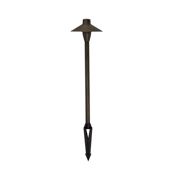 COOLIE: Exterior Coolie Rustic Antique Brass Spike Lights IP54 COOLIE01