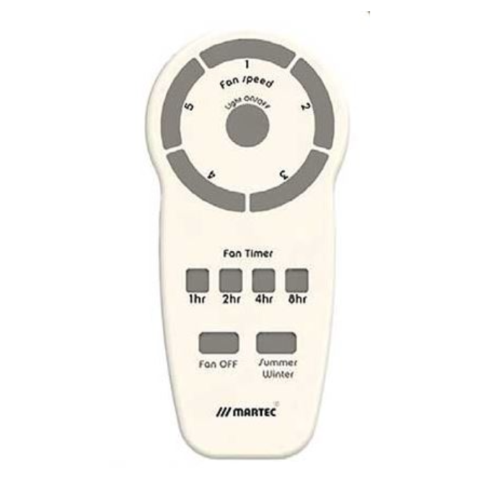 Martec Ceiling fAN replacment remote
