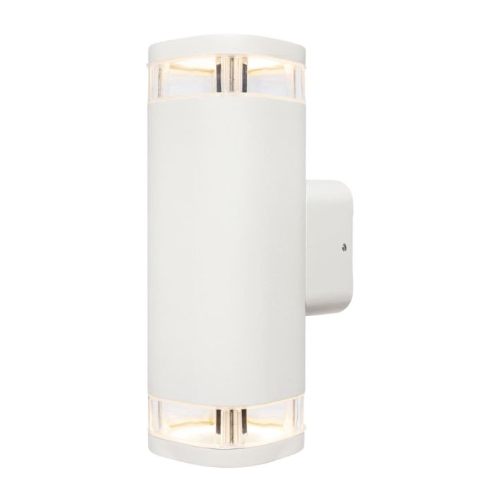 GLENELG AMBIENT UP/DOWN WALL LIGHT 2X4W GU10 WW LED WHITE - 20781/05