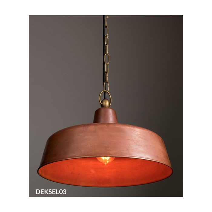 PENDANT ES 60W AGED COP DEKSEL03 Cla Lighting