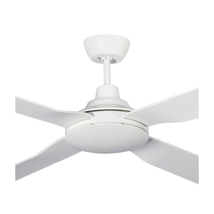 Discovery II 48" 4 Blade ABS Ceiling Fan Only White MDF124W