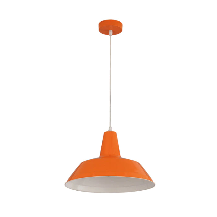 PENDANT ES 60W ORANGE RND DIVO9 Cla lighting