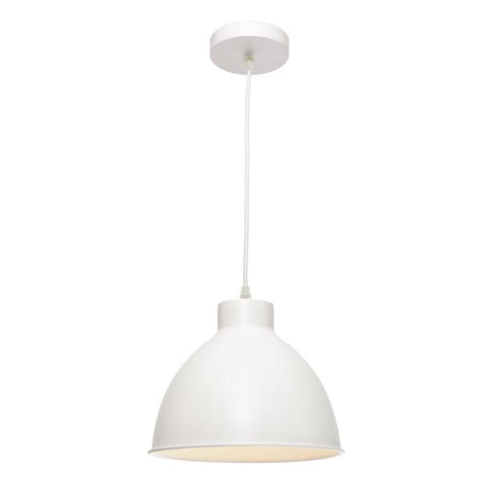 DOME1PWHT, Pendant Light, Cougar Lighting, Dome Collection