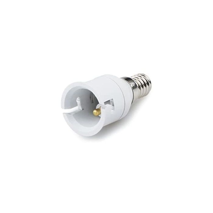 E14 to B22 Adapter, E14 Lamp Base (Male Part) to B22 Lamp Holder (Female Part) Converter - ELE-E14-B22