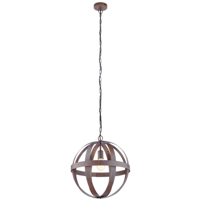 Westbury 1 Light Pendant Large Rust - 49476