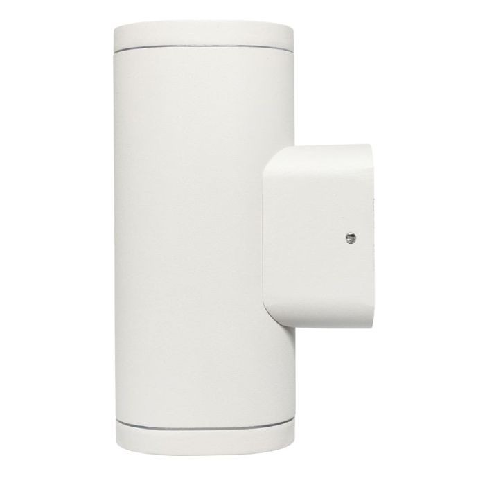 GLENELG UP/DOWN WALL LIGHT 2X4W GU10 WW LED WHITE - 20777/05