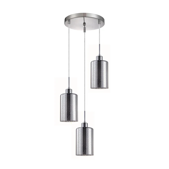 ESPEJO1 Oblong Glass with Line Effect Pendant Lights ESPEJO3X3R