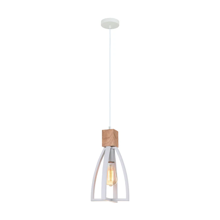 FARO WHITE E27 PENDANT LIGHTS CLA LIGHTING FARO2 Cla Lighting