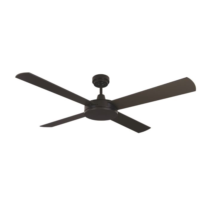 Luna 1300mm Ceiling Fan (FC550134BK) Black Mercator Lighting