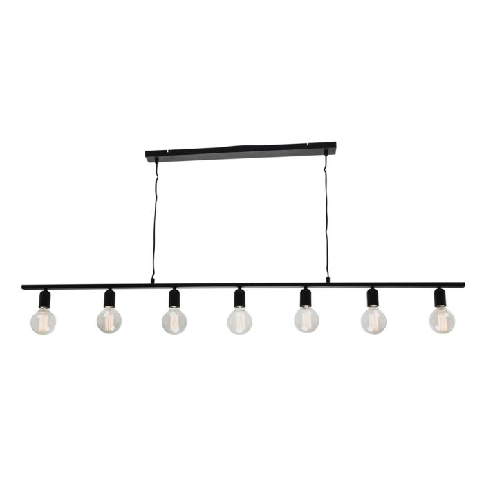 Fiona 7 LT Pendant (MP6937) Matt Black  Mercator Lighting