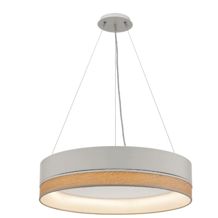 Mercator Fitzgerald White LED Pendant - ML7224WHT