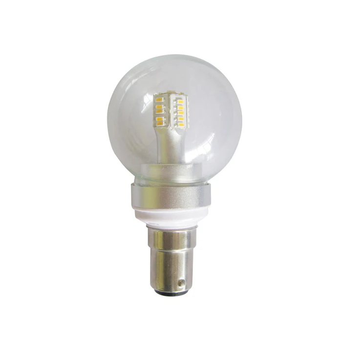 CLA LIGHTING LED GLOBE SBC FANCY RND 4W 3000K CLR 300D FR4