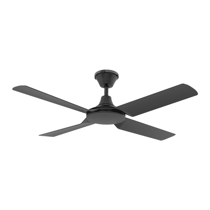 FRESCO 4 BLADE 52" DC IP66 CEILING FAN BLACK 60080