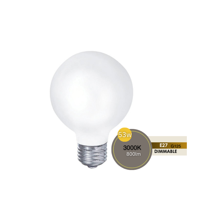 SPHERICAL 52W G125 ES OPAL HALOGEN LUS30311