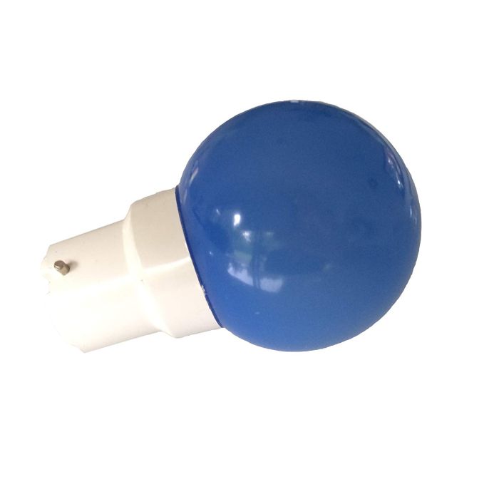 Blue G45 LED 1w Bayonet cap