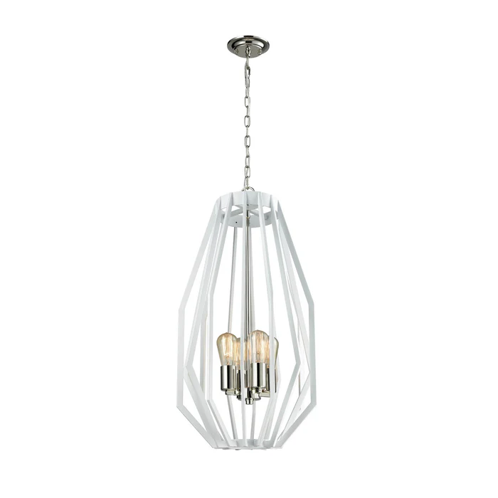 GAMBA Industrial Rustic Narrow Angular Cage Pendant Lights GAMBA4