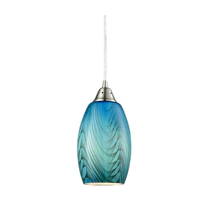  Glaze Series Pendants ES 60W BLU Hand blown Glass GLAZE3 CLA Lighting