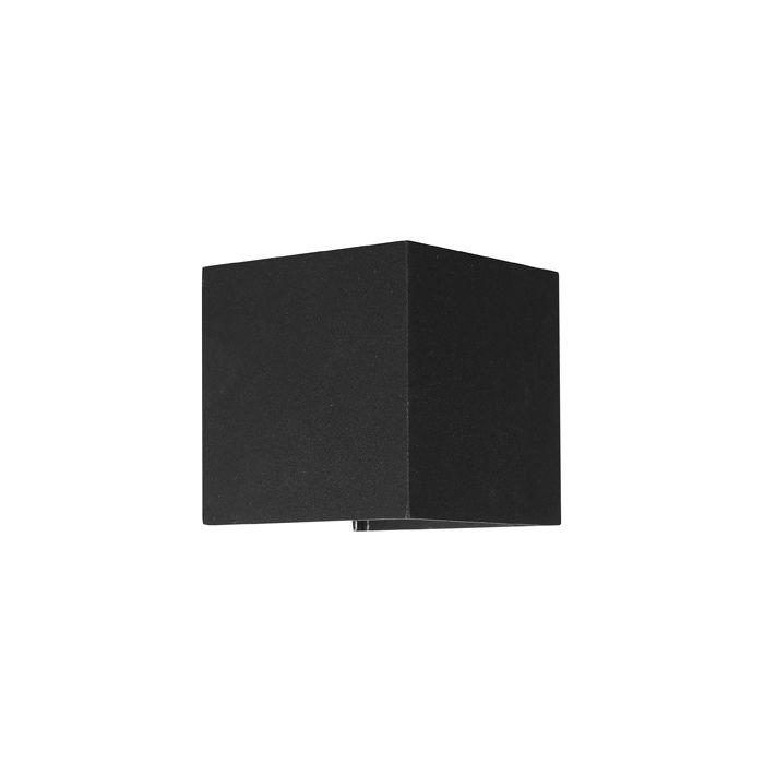 Glenelg 2lt LED Wall Light Black GLEN2EBLK Cougar Lighting