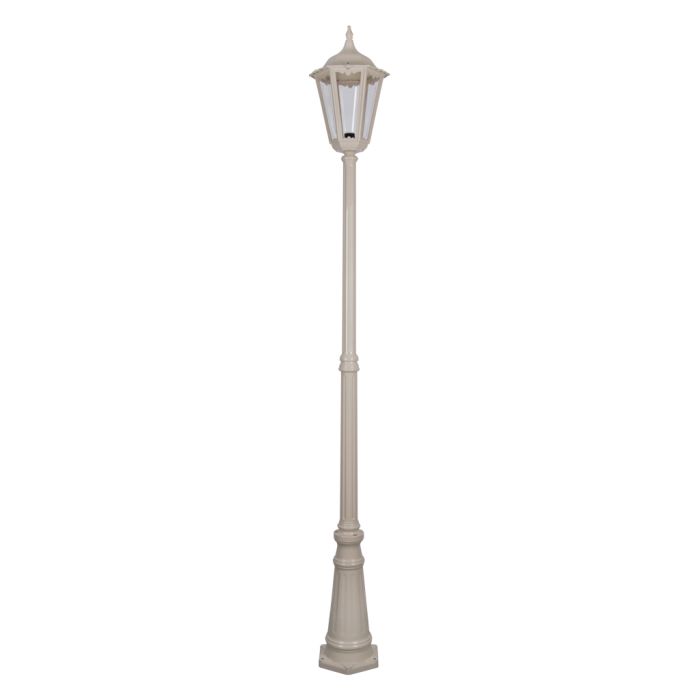 Chester Single Head Tall Post Light Large Beige - 15092	