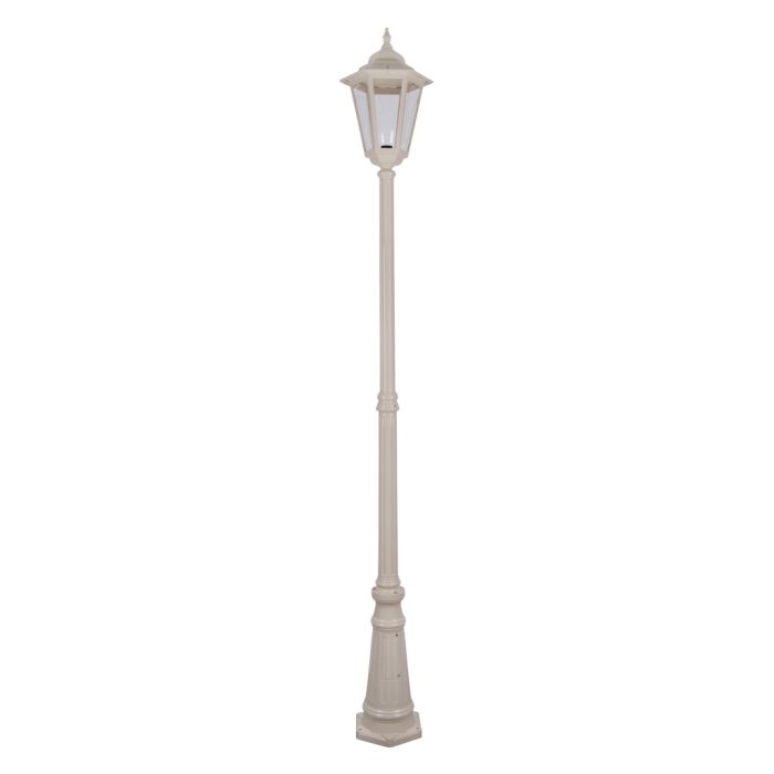 Turin Large Single Head Tall Post Light Beige - 15512	