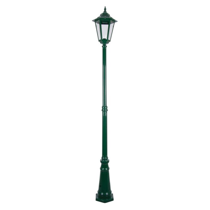 Turin Large Single Head Tall Post Light Green - 15515	