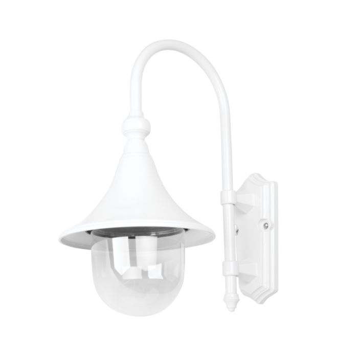 Monaco Downward Wall Light White - 15811	